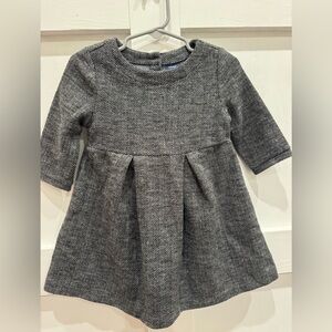 GAP Gray Herringbone Kids Dress